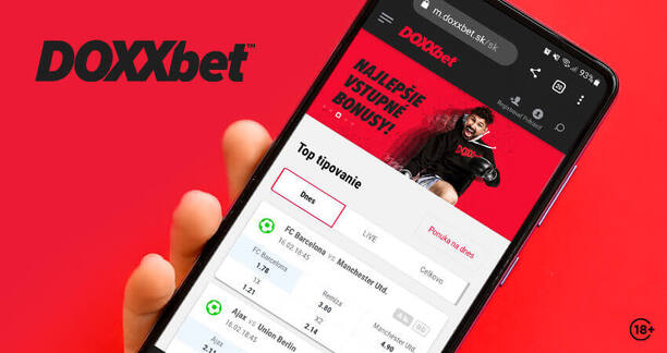 Kliknite TU a&nbsp;tipujte v&nbsp;Doxxbet!